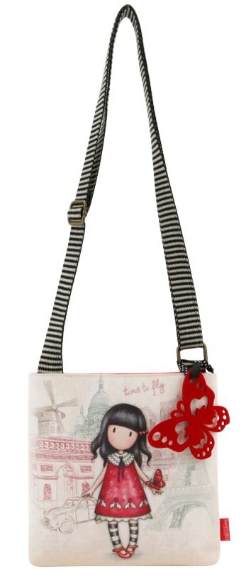 Borsetta tracolla mini Gorjuss Cityscape - Time to Fly 386GJ14