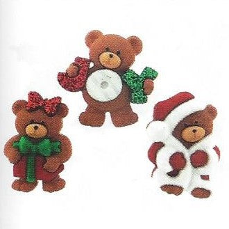 Bottoni decorativi - A Beary Merry Christmas - 335700 - 7497