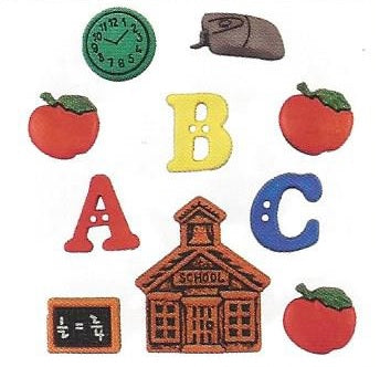 Bottoni decorativi - Abc's - 335610 - 4047