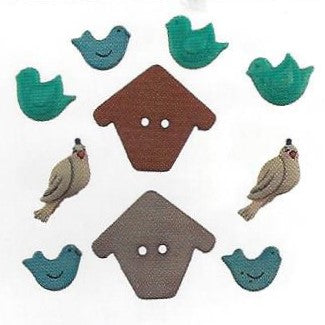 Bottoni decorativi - Birds Of Feather - 335610 - 4446