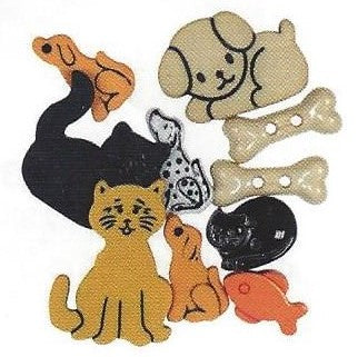 Bottoni decorativi - Cani & Gatti - 335200 - 166