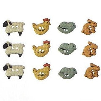 Bottoni decorativi - Country Critters - 335700 - 4678