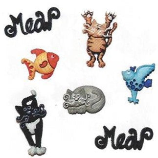 Bottoni decorativi - Crazy Cats - 335700 - 5175