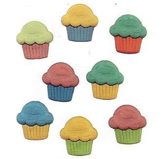 Bottoni decorativi - Cupcakes - 335610 - 4023