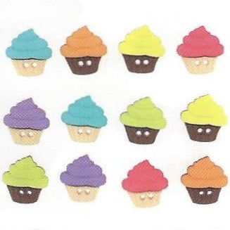 Bottoni decorativi - Cupcakes - 335700 - 6927