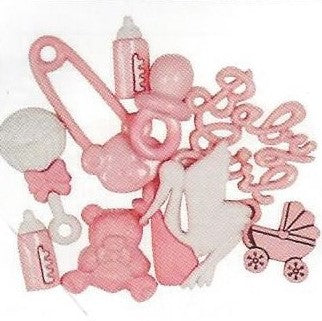 Bottoni decorativi - E' Una Bimba - 335200 - 2