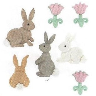 Bottoni decorativi - Easter Cotton Tails - 335700 - 7705