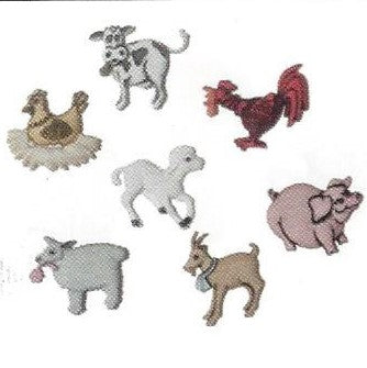 Bottoni decorativi - Farm Animals - 335700 - 3991