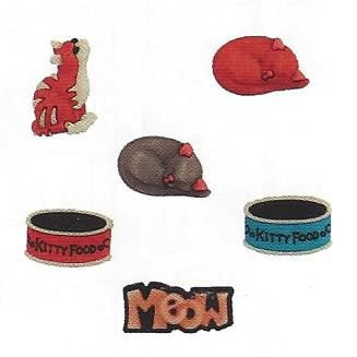 Bottoni decorativi - Feline Fancy - 335615 - pp105
