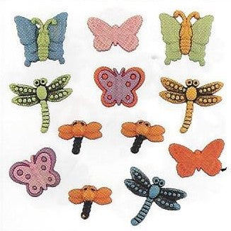 Bottoni decorativi - Flutterbugs - 335610 - 4254