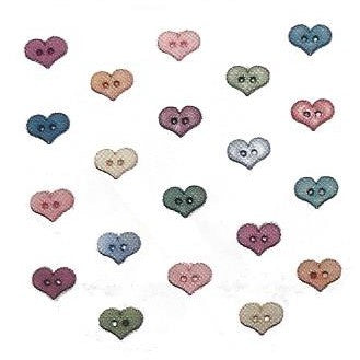 Bottoni decorativi - Folk Art Hearts - 335700 - 1789