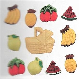 Bottoni decorativi - Fruit Basket - 335610 - 4095