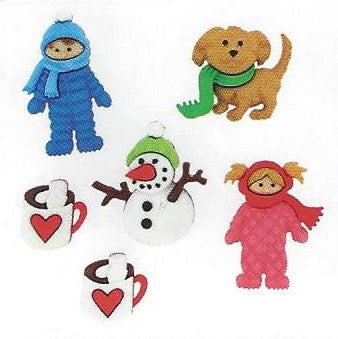 Bottoni decorativi - Fun In The Snow - 335700 - 8312