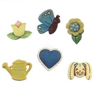 Bottoni decorativi - Garden Bunny - 335635 - sf108