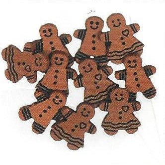 Bottoni decorativi - Gingerbread Cookies - 335200 - 369