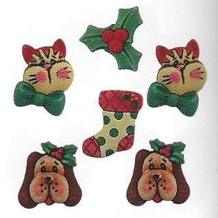 Bottoni decorativi - Holiday Pets - 335645 - cm103
