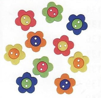 Bottoni decorativi - Hot Flowers - 335610 - 2102