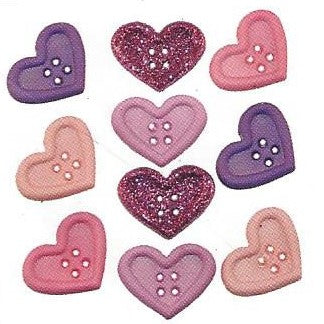 Bottoni decorativi - Large Hearts DTM - 335700 - 7
