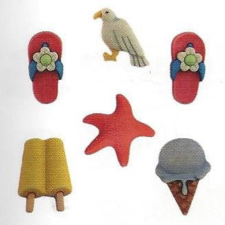Bottoni decorativi - Life's A Beach - 335640 - fn110