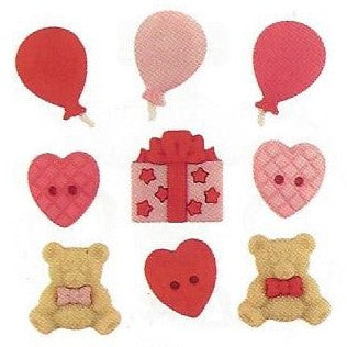 Bottoni decorativi - Love You Beary Much - 335610 - 4319