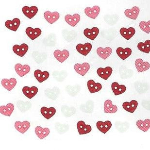 Bottoni decorativi -  Micro Valentine's Hearts - 335700 - 8102