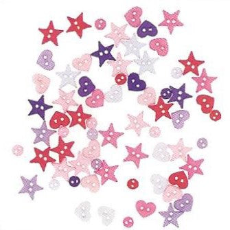 Bottoni decorativi - Mm Shapes Princess Mix - 335700 - 8991