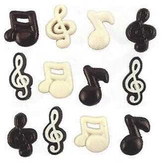 Bottoni decorativi - Music Notes - 335610 - 4279