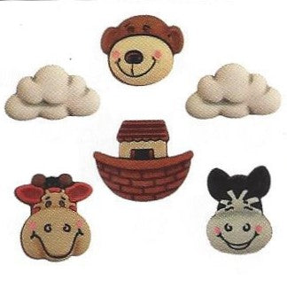 Bottoni decorativi - Noah's Friends - 335625 - bz101