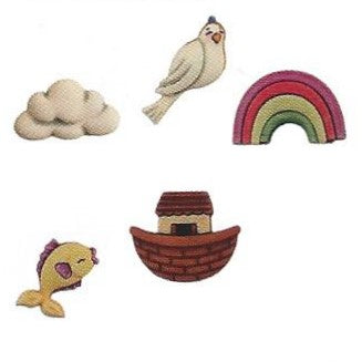 Bottoni decorativi - Noah's Journey - 335625 - bz109