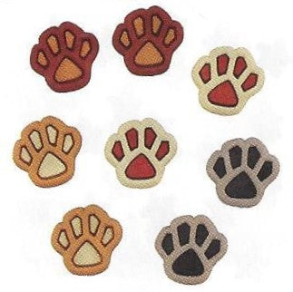 Bottoni decorativi - Paw Prints - 335610 - 4161