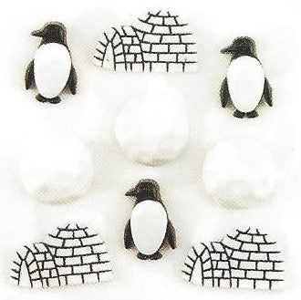 Bottoni decorativi - Penguins - 335610 - 4270
