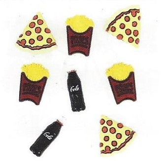 Bottoni decorativi - Pizza/Fries/Soda - 335700 - 3597