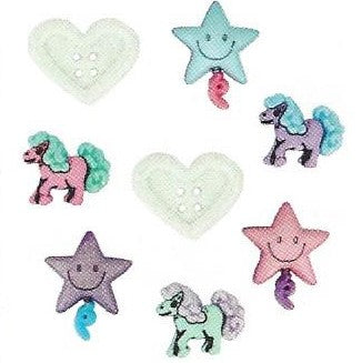 Bottoni decorativi - Pony Tales - 335700 - 4702