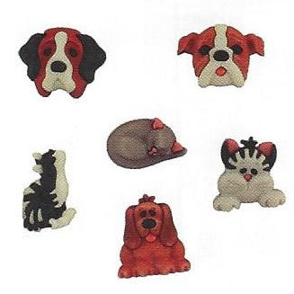 Bottoni decorativi - Raining Cats & Dogs - 335615 - pp106