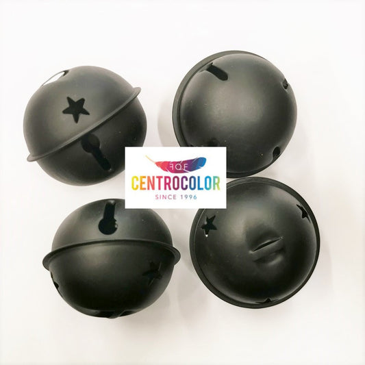 Set 4 Campanelli colore Nero 50 mm