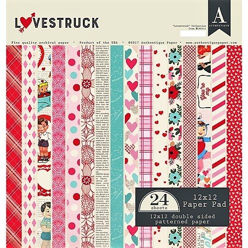 Carta blocco Scrap -Amore -  LOVESTRUCK - LVS012 - 30x30cm (12"x12")