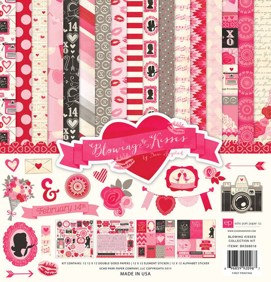 Carta Blocco Scrap - Baci  -BKS98016 30x30 (12"x 12").