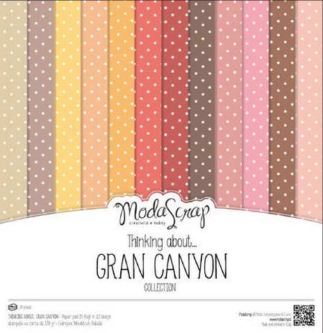 Carta blocco Scrap -  Grand canyon MSA15ATAGC 15x15cm (6"x6")