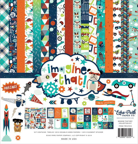 Carta blocco Scrap - Imagine that! - ITB147016 30x30cm (12"x12")