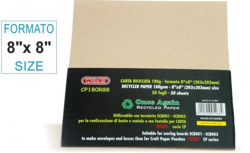 Carta blocco Scrap KRAFT wiler - CP180R88 - 8" x 8"