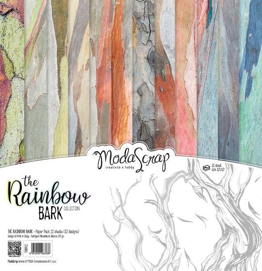 Carta blocco Scrap -La corteccia arcobaleno- The Rainbow Bark TRBPP12 30x30cm (12"x 12")