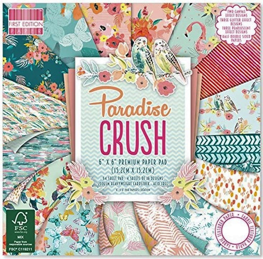 Carta blocco Scrap - Paradise Crush - FEPAD133 - 15x15 cm (6"x6")