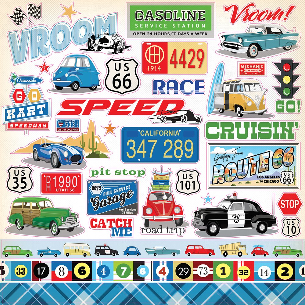 Carta Scrapbooking - Cartopia - CBCAR69016 - 30x30 (12"x 12").