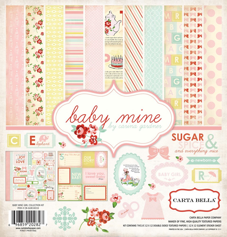 Carta Scrapbooking - Piccola Ragazza - CB-BMG26016  -30x30 (12"x 12").