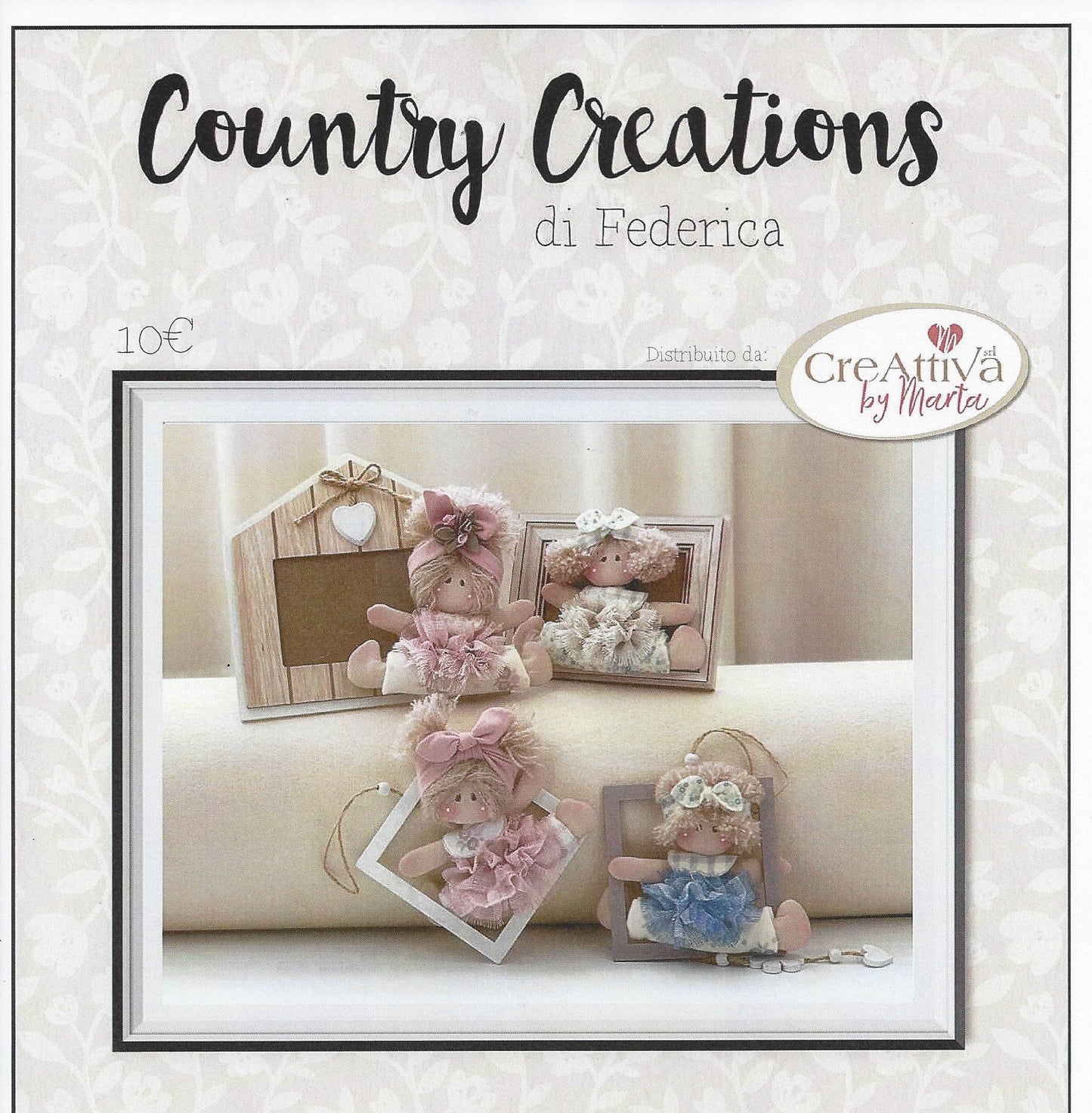 Cartamodello Federica Country Creations Creattiva Bomboniere con quadretti P1925