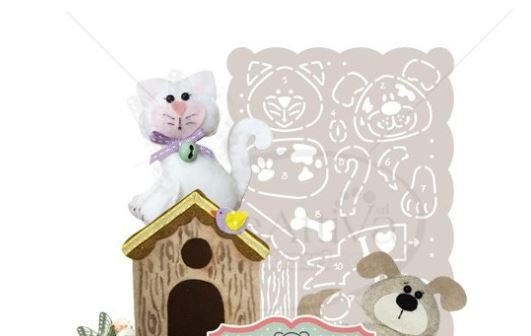 Cartamodello Stencil Creattiva  Animali fantastici CRSTE-007