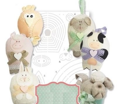 Cartamodello Stencil Creattiva Fattoria CRSTE-017