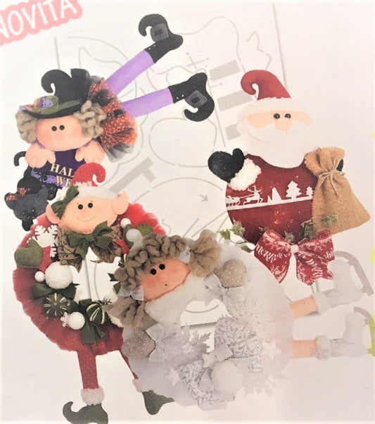 Cartamodello Stencil Creattiva Serie Natale ed Epifania CRSTE 028