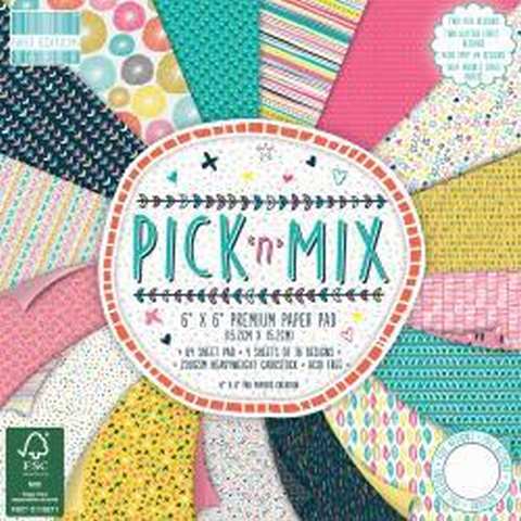 Carte blocco scrap 30x30 FEPAD122 Pick 'n' Mix