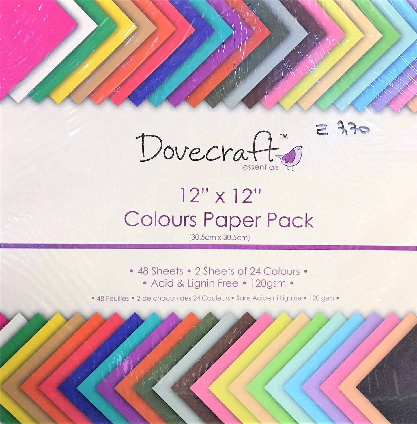 Carte blocco scrap Colours Paper Pack DCDP59 30,5x30,5cm (12"X12")